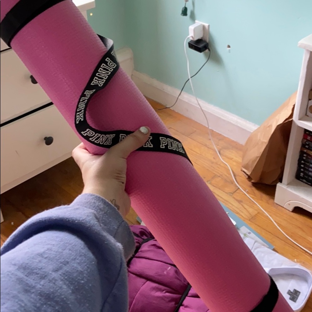 Pink Victoria’s Secret Yoga Mat